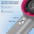 GOOJODOQ Mini Fan Rechargeable Handheld Fan Portable Strong Wind 100 Gear High-Speed Adjustable Turbo Portable Handheld Fan for Outdoor Sports. 