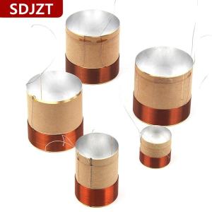[COD] SDJZT 1ชิ้นขดลวดเสียงทองแดงถักเสียงเบสคอยล์ลำโพง2ชั้นอลูมิเนียมอุปกรณ์ซ่อมคอยล์เสียง
