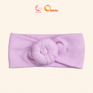 Băng Đô Củ Tỏi Thời Trang Dành Cho Bé Gái Vải Cotton Co giãn Thoáng Mát
