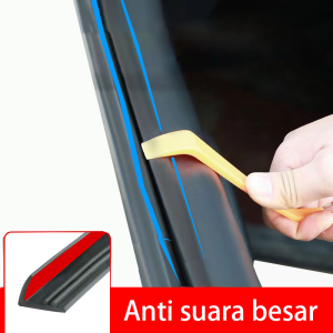 Karet Mobil Karet Pintu Jendela Mobil 4PCS Mengurangi Suara Jendera Interior Decoration