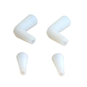 Bình đựng cà phê Silicone Vòi chống văng vòi phun Bìa Bình đựng cà phê đui bắt kem tập tin đính kèm thẳng cong Adapter cho đổ