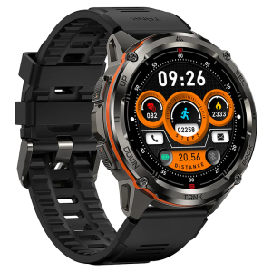 Original KOSPET T3 Ultra Smartwatch for Men GPS 1.46" AMOLED Display 100M Waterproof Rugged Military Bluetooth Call Answer Dial Sport Fitness Tracker 60 Days Battery Life Watches Heavy Duty Smart Watch for Android iPhone VMI Direct