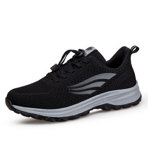 FECHENG Plus Big Size 47 48 49 50 Slip On Shoes For Men Casual Sneakers Sports Walking Soft Soles Lightweight Breathable Dad Shoes