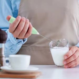 Keranixy Electric Milk Frother USB Mini Coffee Frothing Stirrer Handheld Egg Beater Double Head Pemukul Telur