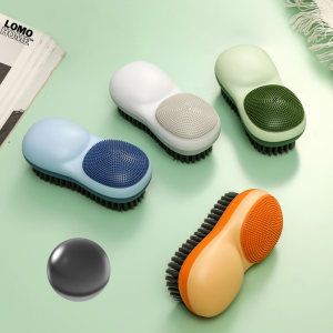 Bàn chải giặt quần áo đồ lót LOMO đánh giày dép đầu chải TPR mềm mại chống xước