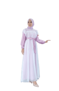 Gamis Brokat Terbaru 2025 & Desain Modern Best Seller Pesta Kondangan Baju Wanita Muslim baru 2025 lengan panjang