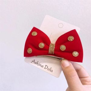 (LOLI-JKT) AK-18 AKSESORIS RAMBUT ANAK RETRO VELVET PITA SPRING CLIP
