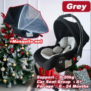 BEIGE Carseat Bayi Newborn Portable 0-15kg Mudah Dibawa Aman untuk Mobil & Travel