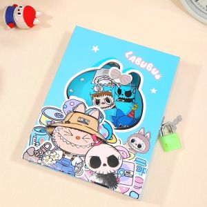 Buku Gembok LABUBU Super Lucu Imut isi 90 Halaman Ready 3 Variant Warna Biru Pink Ungu / Buku Tulis Labubu Model Kunci Gembok Kertas Bergaris Ukuran A6 Stationary Fancy Kekinian Favorit Anak Bisa Grosir dan COD Harga Termurah