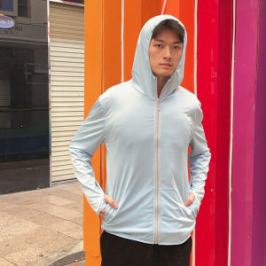 Ice silk summer non-sunscreen clothing for men and women outdoor breathable non-UV protection skin jacket breathable and quick-drying