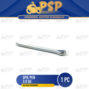 Spie Pen 3 x 50 (Harga Per 1 PCS) - Split Spi Cotter Pin Pengunci Baut Mur Universal Kebutuhan