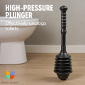 Heavy-Duty Telescopic Toilet Plunger – High-Pressure Bellows Drain Unblocker. 