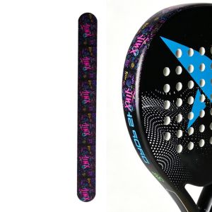 NALANILI Shock Absorption Padel Racket Protection Tape Scratch-proof Anti-fall Frame Protective Tape Stylish Reduce Friction Paddle Head Edge Sticker Tournament