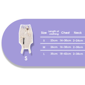 HamshMoc Adjustable Cat Recovery Suit Anti-Licking Kitten Puppy Surgical Clothes Sterilize Suit Comfort For Small Pets Wound Protectio