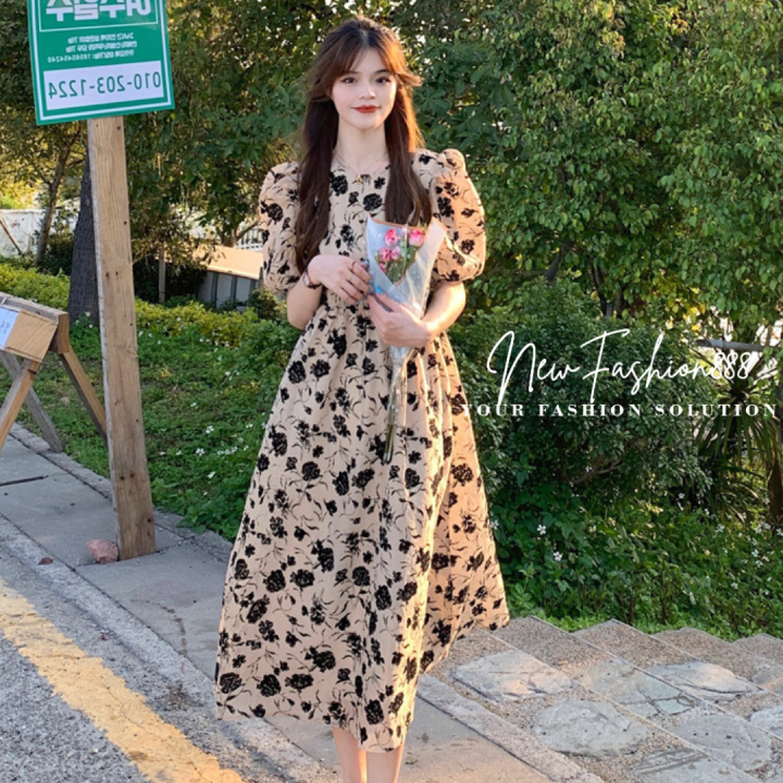 Dress store floral korea