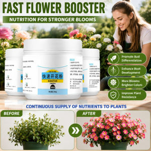Fast Flowering Powder Plant Bloom Booster Bud Growth Powder Garden Plant Flowering Support Supports Bud Development Potted Plant Care Home Gardening