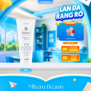 Sữa rửa mặt dưỡng trắng da mờ thâm nám tàn nhang - Blanc2 Medicated Face Wash 130g
