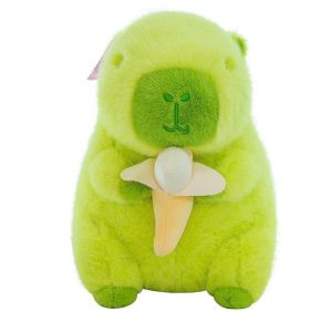 chuối xanh capybara sáng tạo ôm chuối capibala xấu xí dễ thương búp bê gió trẻ em gấu bông đồ chơi sang trọng Thú Bông