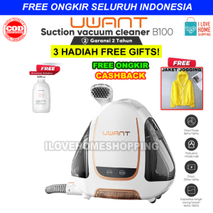 UWANT B100 Suction wet Vacuum Cleaner - Mesin Pembersih Kain Multifungsi Karpet Fabric Sofa Dan Kasur