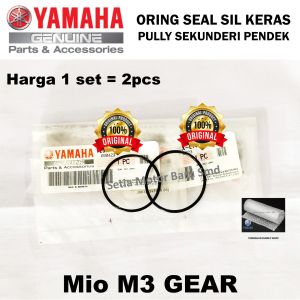 Oring Seal Sil Pully Puli Sekunderi Pendek Mio M3 MioM3 Gear Asli Original Yamaha Surabaya