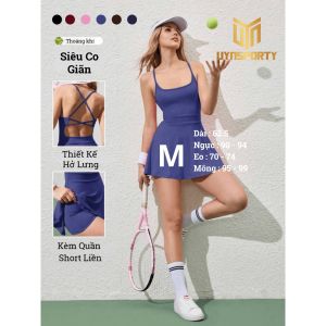 Đầm Pickleball Nữ UYNSPORTY Đầm Tennis Váy Thể Thao Tổng Hợp Hỏa Tốc Giao Trong Ngày Mẫu Số 3
