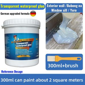 [6 in 1] DR.HOME Super Transparent Waterproof Sealant Glue  300g/1kg/5kg 5 X consistency