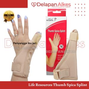 Life Resources Thumb Spica Splint Penyangga Ibu Jari Jempol Pergelangan Tangan Terkilir Thumb Grip