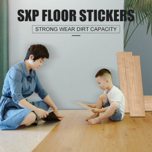 10 pcs New SXP Materials 91X15cm Wooden Design Vinyl Floor Stickers Adhesive Tiles Flooring