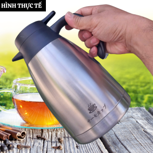 Bình pha trà giữ nhiệt 24h lõi Inox 304 2 lớp cách nhiệt dung tích 1200ml-2000ml-Hàng nội địa trung cao cấp