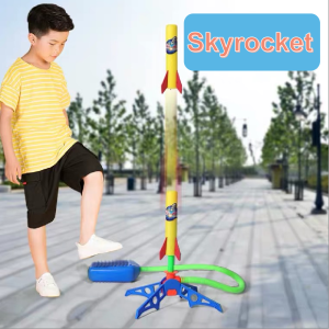 Skyrocket Rocket Launcher Step Pump Power Air Pressed Stomp Outdoor Family Games Kids Birthday Gifts Sports Toys For Children