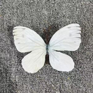 Bướm giả trang trí vải lụa in 3D phụ kiện cài tóc đẹp như thật