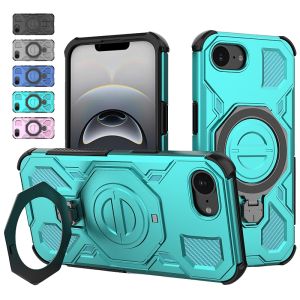 Funda For iPhone 16e Shockproof Armor Protection Phone Case For iPhone 16 e iPhone16e 2025 Car Magnetic Holder Back Cover