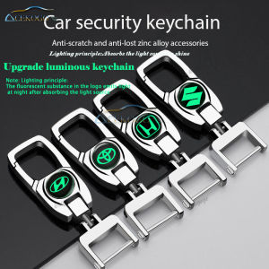 ACEKOGO Móc Khóa Xe Hơi Dạ Quang Móc Khóa Xe Hơi Móc Khóa Hợp Kim Chống Thất Lạc Cho Hyundai I10 I20 I30 Accent Avante Reina Starex Santa Sonata Eon Elantra Kona Atoz Trajet Tucson Getz Phụ Kiện