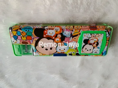 Kotak Pensil Magnet / Tempat Pensil Calculator / Karakter Kartun Banyak Pilihan