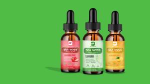 Sea Moss Liquid Drops - Organic Irish Sea Moss Gel with Burdock Root ACV Vitamin C B12 Seamoss Gel Supplement for Boost Defense System Detox Cleanse & Digestive Support - 2 Fl Oz