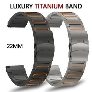 22mm Titanium Strap for Amazfit Balance GTR 4/3/2 Luxury Business Band Bracelet for Huawei Watch GT7 GT6 Pro GT5 46mm Ultimate2026