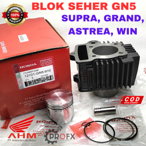 BLOK SEHER PISTON RING SET SUPRA SUPRA X GRAND PRIMA WIN HONDA GN5 KUALITAS ORIGINAL ASLI AHM