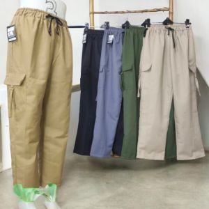 CELANA PANJANG CARGO WANITA JUMBO 70KG/CELANA CARGO BASIC PANTS BAHAN DRILL UKURAN S M L XL