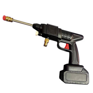 High pressure car wash gun 12V/24V household artifact telescopic hose hose car flush pump set watering nozzle tool