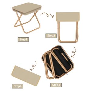 Portable Multifunctional Outdoor Picnic Camping Zipper Folding Chair