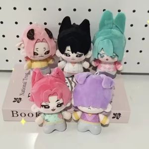 NEW Kpop Demon Hunters Saja Boys Plush Keychain Cute Cartoon Jinu Mystery Romance Baby Abby Plushie Bag Decor Stuffed Toy Gift Hot