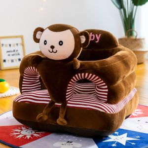 COD Sofa Bayi Jumbo Lucu | Kursi Bayi Motif Hewan | Bangku untuk Belajar Duduk Bayi Anak  include dengan Busa Silicon (Tinggal Pakai)