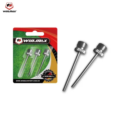 Winmax Wide Ball Needle 3pcs Metal Sports Ball Inflatable Pump Needle Soccer Basketball Pump Needle Stainless Steel High Quality No Rust Inflatable Pump Needle