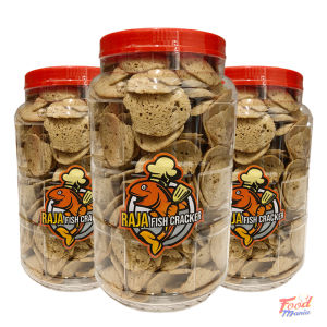 RAJA Keropok Lekor Chips (650g) - Halal Original Fresh Fish Crackers Crispy Bites Kerupuk Crunchy Snacks Ikan Tamban Terengganu | Foodmania