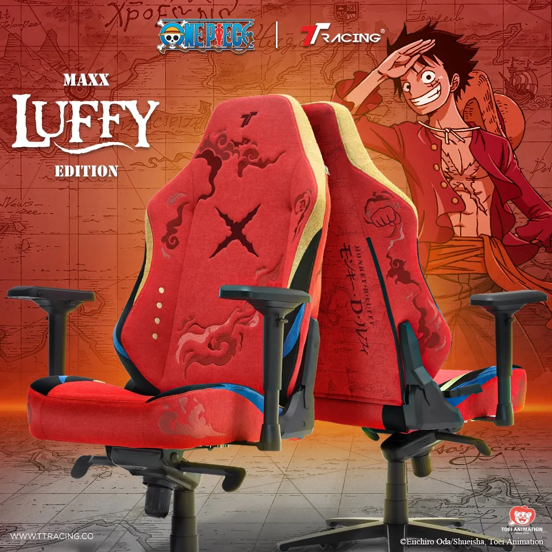TTRacing Maxx Luffy Edition Gaming Chair Seat เก้าอี้เกมมิ่งเพื่อสุขภาพ Ergonomic E-Sport นุ่มสบาย ตามหลักสรีระศาสตร์ เก้าอี้เบาะ นุ่ม เกรดพรีเมี่ยม