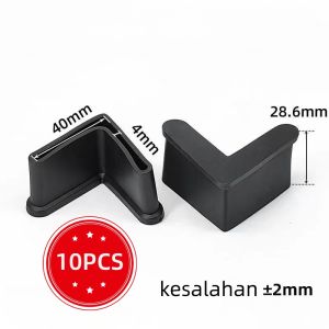 10PCS Karet Anti Slep Kaki Lemari Rak Besi Siku 4x4cm