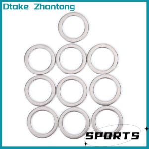 Dtake 10pcs xe đạp đạp đạp Spacer Crank xe đạp xe đạp thép không gỉ Vòng máy giặt
