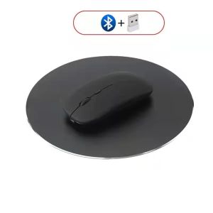 แป้นพิมพ์ภาษาไทย เมาส์บลูทูธไร้สาย เมาส์แบบชาร์จ USB เมาส์แบบชาร์จไฟได้ เมาส์ทำงาน เหมาะสำหรับ compatible for iPad แท็บเล็ต แล็ปท็อป
