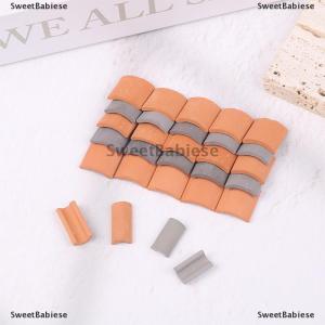 [COD] SweetBabiese กระเบื้องหลังคาขนาดเล็ก60PCS สำหรับกระเบื้องภูมิทัศน์ขนาดเล็กสำหรับ dollhouse 1/16
