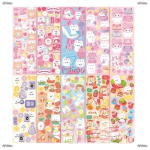 [COD] shiou 100 Sheets Phim Hoạt Hình Cắt Dán Laser Sinh Viên DIY Trang Trí Scrapbooking Tạp Chí Văn Phòng Phẩm Nguồn Cung Cấp Kawaii Cẩm nang Dán
